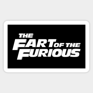 THE FART OF THE FURIOUS #3 (WHT Font) Sticker